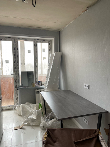 Стол раскладной Лота Лофт 120 25 мм юта / черный матовый фото покупателя 19