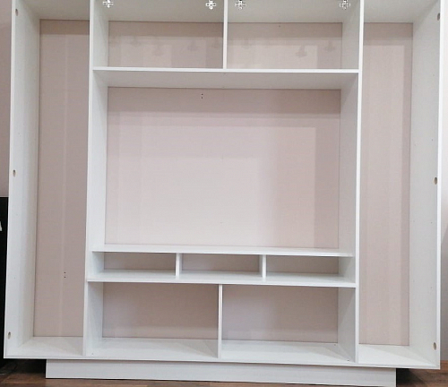 Готовая гостиная Румба белый / белый глянец  - Уцененный экземпляр фото покупателя 77