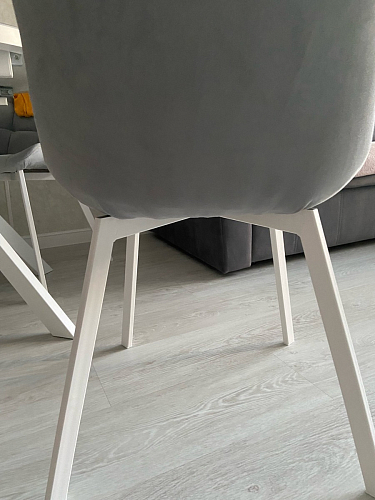 Стул на металлокаркасе Челси бежевый / черный фото покупателя 157