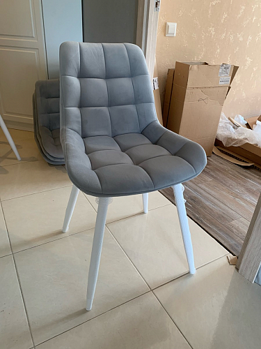 Стул на металлокаркасе Челси бирюзовый / черный фото покупателя 24