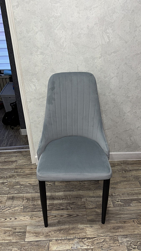 Стул на металлокаркасе Kora light purple / black фото покупателя 398