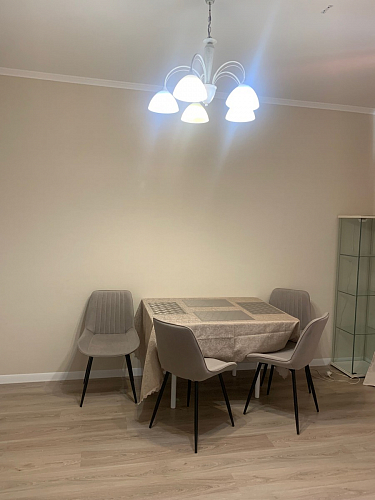 Стул на металлокаркасе Седа К латте / черный фото покупателя 57