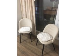 Стул на металлокаркасе Gabi 1 light purple / black фото покупателя 666