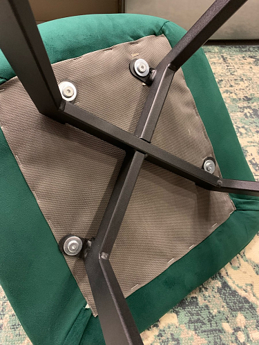 Комплект стульев Чилли 2 шт бежевый / черный фото покупателя 1490