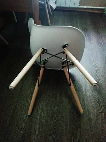 Стул Cindy Eames mod. 001 khaki / natural фото покупателя 295