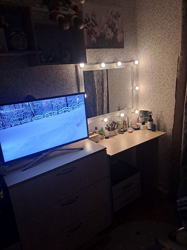 Стол письменный Kiwi белый - Уцененный экземпляр фото покупателя 98