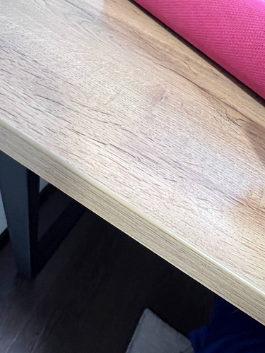 Стол Лота Лофт 140 25 мм черный матовый / бетон фото покупателя 186