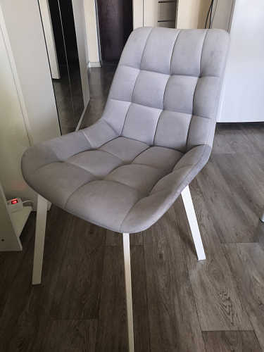 Стул на металлокаркасе Челси К крутящийся бирюзовый / черный фото покупателя 62