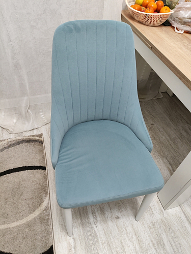 Стул на металлокаркасе Kora white / gray фото покупателя 404