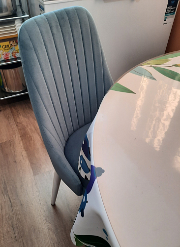 Стул на металлокаркасе Kora gray / black фото покупателя 109