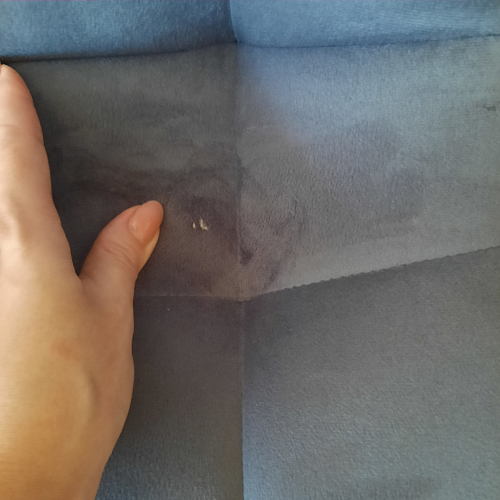 Стул на металлокаркасе Чилли синяя ткань / белый фото покупателя 1041