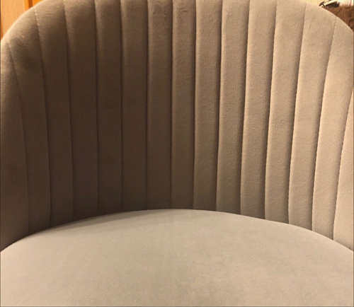 Стул на металлокаркасе Gabi 1 light blue / black / gold фото покупателя 180