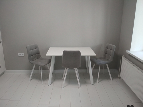 Стул на металлокаркасе Чилли зеленый / черный фото покупателя 1280