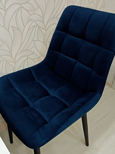 Стул на металлокаркасе Челси бирюзовый / черный фото покупателя 204