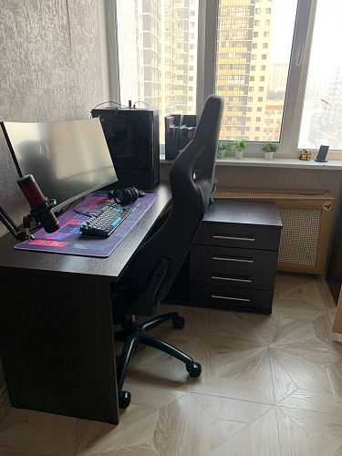 Компьютерный стол КСТ-109П правый венге фото покупателя 55