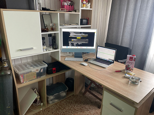 Компьютерный стол КС15 левый дуб сонома фото покупателя 10