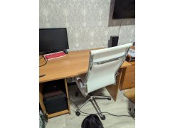 Компьютерное кресло Reus черная сетка / хром фото покупателя 72