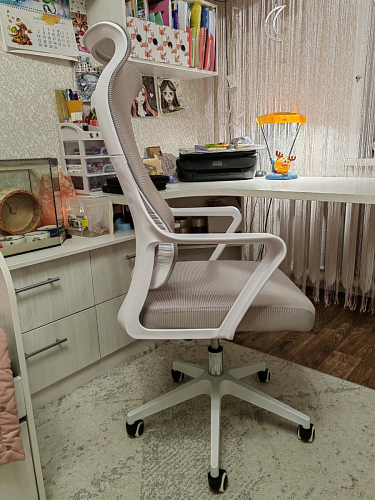 Компьютерное кресло Rino light gray / black фото покупателя 1