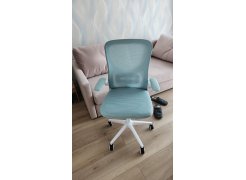 Компьютерное кресло Konfi blue / white фото покупателя 1