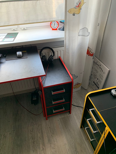 Тумба Ханна черная / красная - Уцененный экземпляр фото покупателя 168