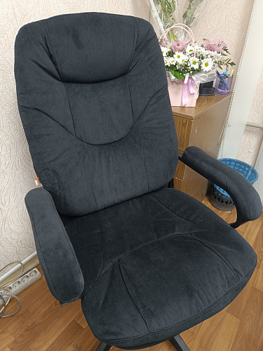 Компьютерное кресло Comfort Lux/Комфорт Люкс серый фото покупателя 64