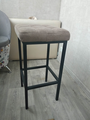 Барный стул Лофт катания лаванда / белый матовый фото покупателя 227