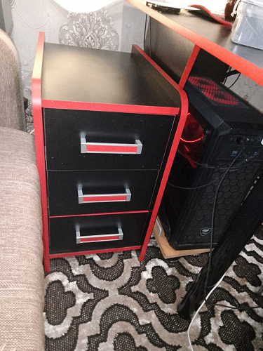 Тумба Ханна черная / красная - Уцененный экземпляр фото покупателя 96