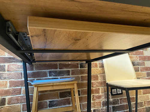 Деревянный стол Лота Лофт 140х80 белый матовый / бетон светлый фото покупателя 773