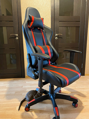 Компьютерное кресло Blok red / black фото покупателя 26