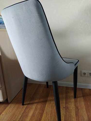 Стул на металлокаркасе Kora beige / black фото покупателя 210