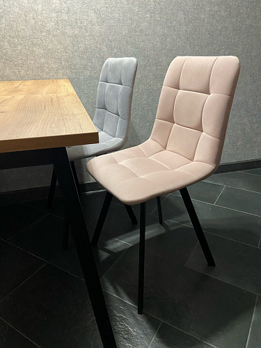 Стул на металлокаркасе Чилли синий / белый фото покупателя 752