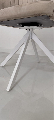 Кресло Корсо темно-серое / белый каркас фото покупателя 16