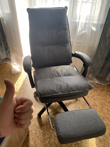 Компьютерное кресло Rapid голубое фото покупателя 145