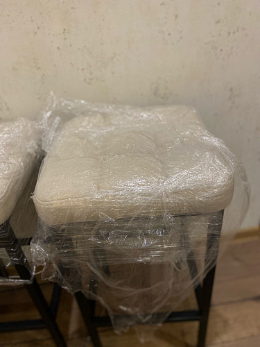 Барный стул Лофт катания лаванда / белый матовый фото покупателя 137