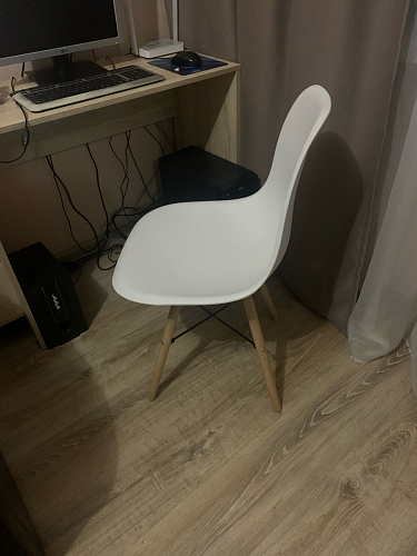 Пластиковый стул Eames PC-015 желтый фото покупателя 42