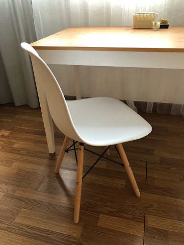 Пластиковый стул Eames PC-015 желтый фото покупателя 144