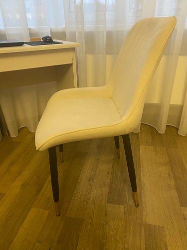 Стул на металлокаркасе Seda 01 blue / gold / black фото покупателя 69