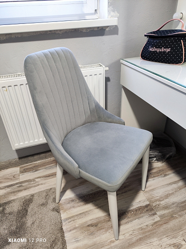 Стул на металлокаркасе Kora beige / black фото покупателя 84