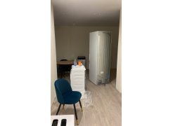 Стул на металлокаркасе Gabi 1 бежевый / черный с серебряными наконечниками фото покупателя 389