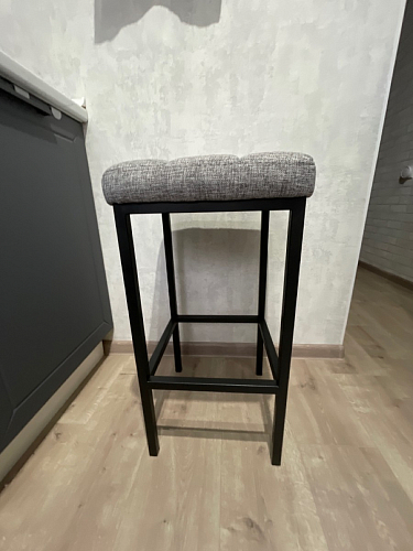 Барный стул Лофт линкольн белый / белый матовый фото покупателя 46