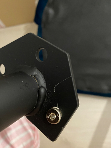 Стул на металлокаркасе Gabi 1 light blue / black / gold фото покупателя 909