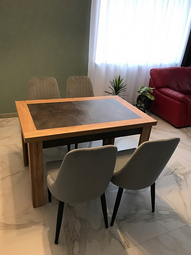 Стул на металлокаркасе Kora dark gray / black фото покупателя 134