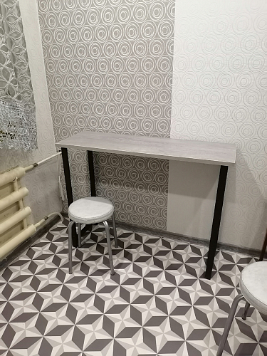 Барная стойка Дилан Лофт 120х40х98 дуб делано темный фото покупателя 91