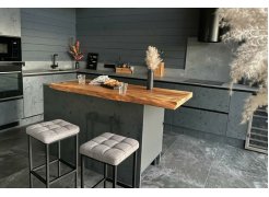 Барный стул Лофт кожзам d1 / черный матовый фото покупателя 17