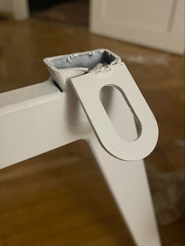 Стул на металлокаркасе Чилли бежевый / белый каркас фото покупателя 1012