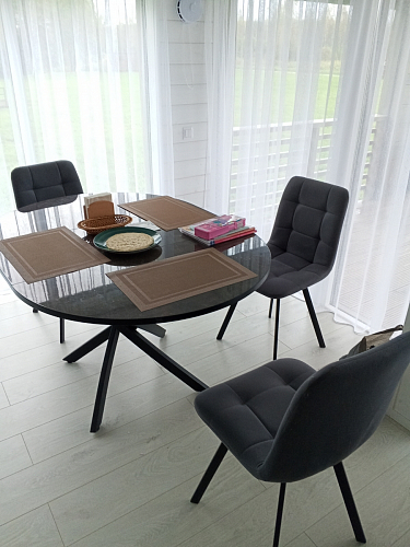 Стул на металлокаркасе Чилли зеленый / белый каркас фото покупателя 381