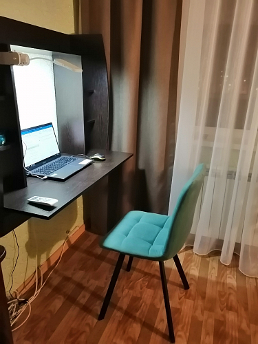 Стул на металлокаркасе Чилли зеленый / черный фото покупателя 857