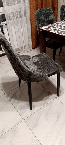 Стул на металлокаркасе Kora black / gray фото покупателя 385