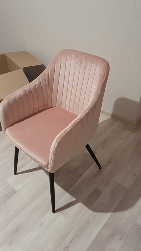 Стул на металлокаркасе Slam розовый фото покупателя 19