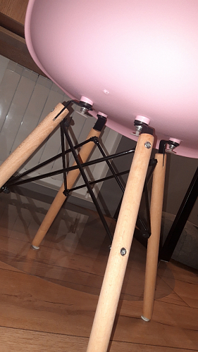 Пластиковый стул Eames PC-015 желтый фото покупателя 150